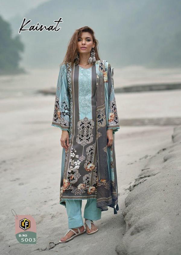 Keval Kainat 5 Luxury Lawn Collection Karachi Dress Material